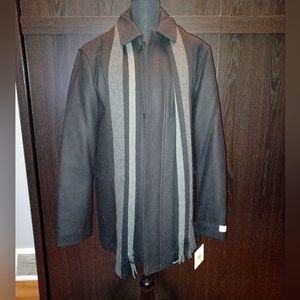 Calvin Klein Wool Overcoat Mens Medium